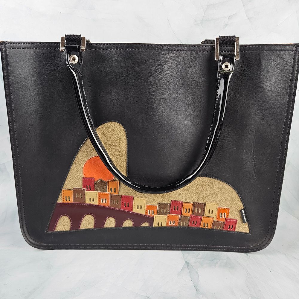 Gibson Martins blues tote Noble trash vegan‎ leather bag